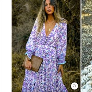 COPY - SALOON DUSTER GOWN {VIOLET SKIES}